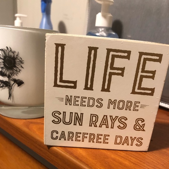 Inspirational gold sign - Picture 1 of 4